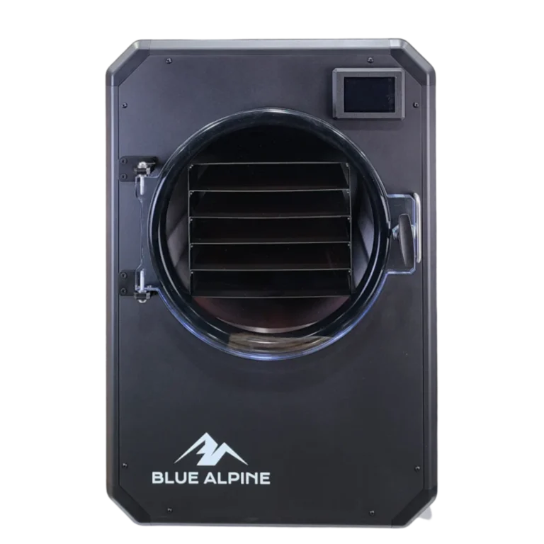 Blue Alpine Medium Select front view with five trays