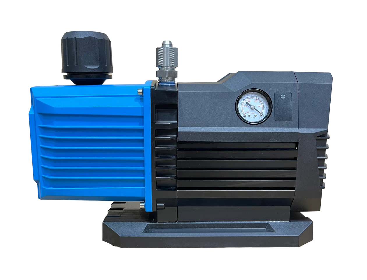 Blue Alpine Premium vacuum pump, side view